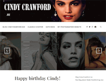 Tablet Screenshot of cindycrawford.biz